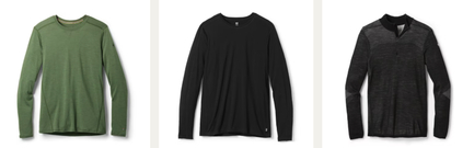 Base layer bottoms used for bikepacking, a key component of how to stay warm while bikepacking in cold conditions.